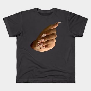 Helen's Wavy Acrylic Nails Kids T-Shirt